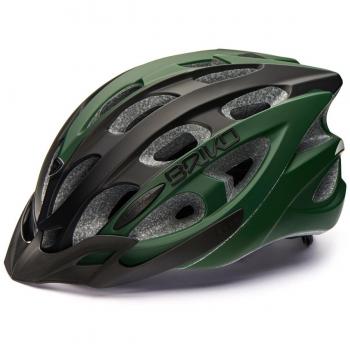 Briko Quarter – Casco de bicicleta, unisex, tamaño L, color 983 - GREEN DARK BLACK, tamaño medium
