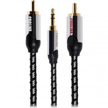 Prolinx Cable Prolinx MJ4-A Audio Jack a 2 RCAs, 1 metro