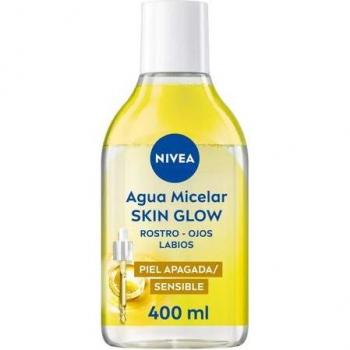 Nivea Skin Glow Agua Micelar 400 ml para Piel Apagada y Sensible con Sérum