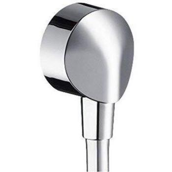 Hansgrohe 27458000 FixFit E Toma de Agua con válvula Anti-Retorno, Cromo