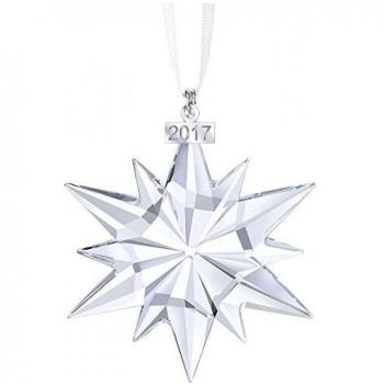 Swarovski Adorno de Navidad Edición Anual 2017 Figura Cristal, Transparente, 6,1 x 0,9 x 7,7 cm, 1 Unidad