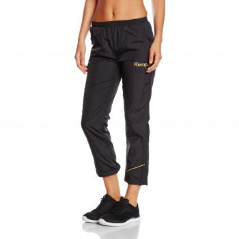 Kempa Hose Gold Präsentationshose - Pantalones cortos de balonmano para hombre, color nergo/dorado, talla 2XL