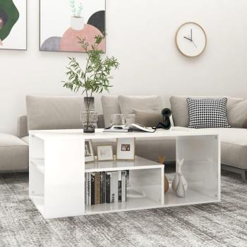 Mesa de centro madera contrachapada 100x50x40 cm Blanco, Negro, Gris Mesita de Salón o Comedor o Auxiliar Mesa de Café Meuble Salón