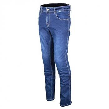 Pantalones de Moto GMS Cobra Azul Oscuro - Vaqueros de moto (Tamaño 48)