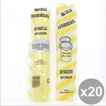 Set 20 XONDA Sacco Giallo 42Gr 20Pz Detersivi e articoli per pulizie