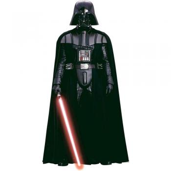 Star Wars RMK1589SLG-Adhesivos clásicos, 11 Unidades, diseño Darth Vader Juego de Pegatinas de Pared Roommates, 0.01x92x178 cm