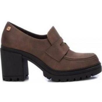 Zapato de Mujer XTI 141682 Marrón con Cordón y Tacón de 8cm