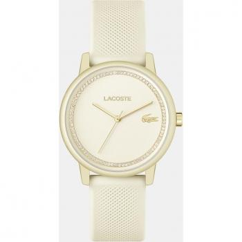 Reloj de mujer Lacoste 12.12 Go 2001288 de silicona blanco