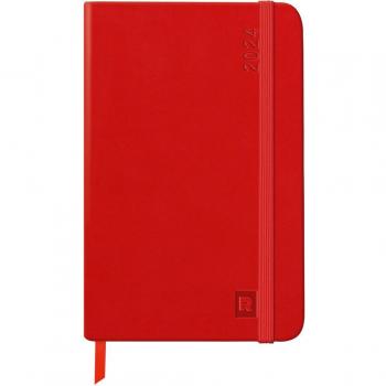 Webplanner 2024 cuadrícula Vertical A6 - Rhodia 194141C - Rojo amapola