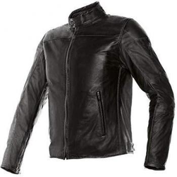 Dainese-MIKE Chaqueta de piel , Negro, Talla 46