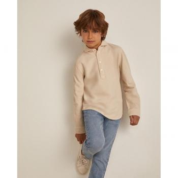 Polo piqué de niño con manga larga Coconut El Corte Inglés