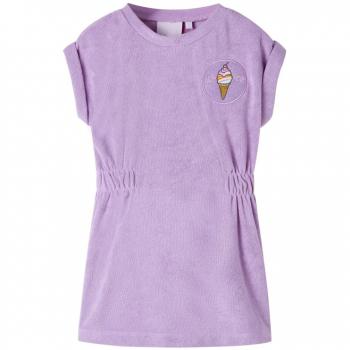 Vestido infantil color lila 128