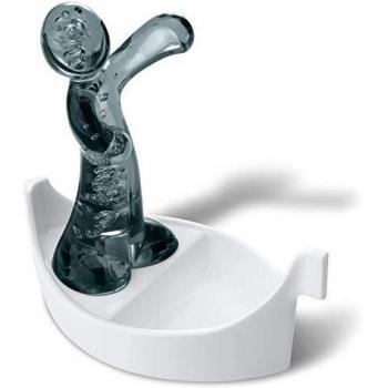 Koziol Luigi Soporte para Cuchara Gris, Blanco Porcelana - Soporte para cucharas