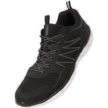 Mountain Warehouse Mens Cruise Trainers - Black/White - Size UK 8