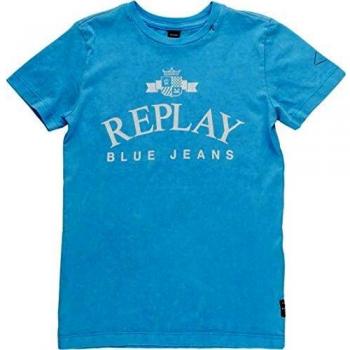 REPLAY Sb7308.021.22658g Camiseta, Azul