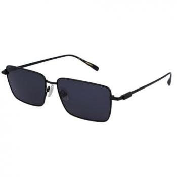 Salvatore Ferragamo SF309S Matte Black Rectangular Sunglasses for Men, Size 57mm