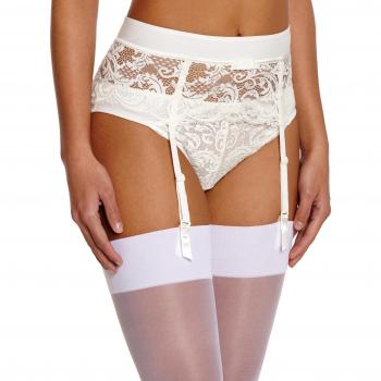 Lou - Liguero para mujer, color marfil, talla 36