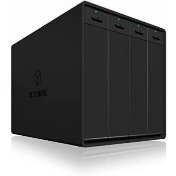 ICY BOX IB-3664SU3 3.5 Negro recinto de almacenaje - Disco duro en red