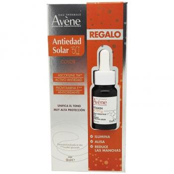 Avène Anti-Aging Tinted Sunscreen SPF50+ with Mini Vitamin C Serum Pack