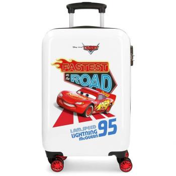 Disney Cars Good Mood Maleta de cabina Multicolor 34x55x20 cms Rígida ABS Cierre combinación 32L 2,5Kgs 4 ruedas dobles Equipaje de Mano