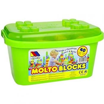 Moltó - Caja con Bloques - 40 Piezas