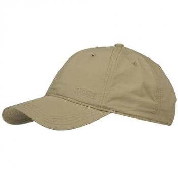 Gorra de BOSS GREEN modelo Lach-RS, con etiqueta de marca, color verde, talla única
