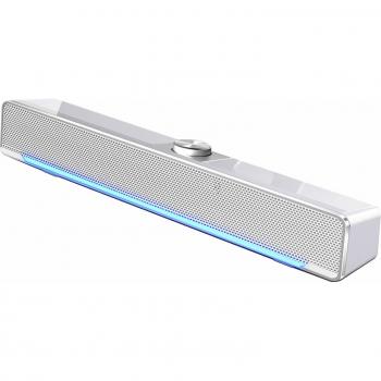 Barra de Sonido USB para PC y TV con Sonido 4D Surround - Modelo Top [OTOE] (Blanco)