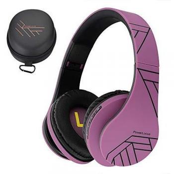 PowerLocus P2 – Auriculares Bluetooth inalambricos de Diadema Cascos Plegables, Casco Bluetooth con Sonido Estéreo Micro SD/TF, FM con micrófono y Audio Cable para iPhone/Samsung/iPad/PC