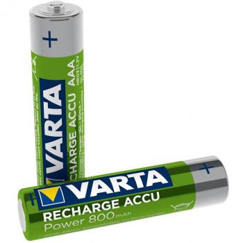 Baterías Recargables AAA VARTA 800mAh Ni-MH para Teléfonos Inalámbricos - Paquete de 2