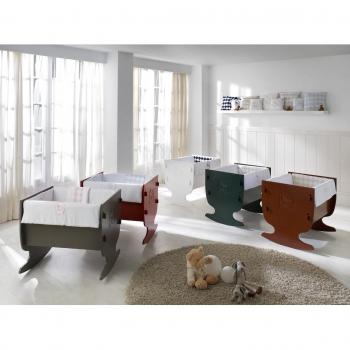 Colección Rosabel Davis - Minicuna balancín, color verde