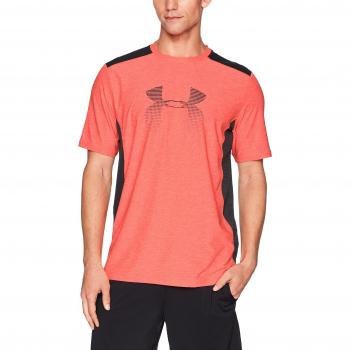 Under Armour Ua Raid Graphic Ss Camisa de Manga Corta, Hombre, Rojo, L