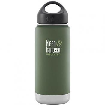 Klean Kanteen Boca Ancha 473ml Aislado Botella Asa Tapa Viña Verde
