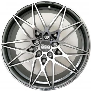 Llantas MAM B2 Palladium Pulidas 8.5Jx19 5x120 ET35