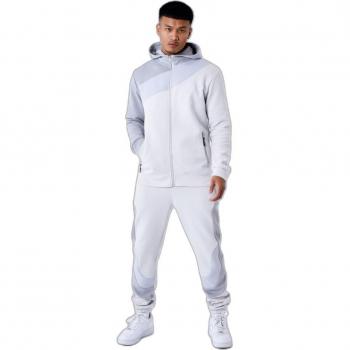 Sudadera con capucha colorblock gris claro Project X Paris