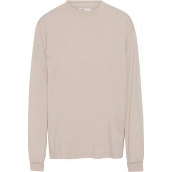 Organic Oversized Long Sleeve T-Shirt in Ivory White