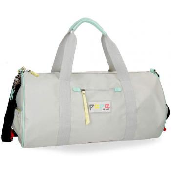 Pepe Jeans Mind Bolsa de Viaje Beige 50x25x17 cms Nylon 21.25L