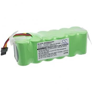 Batería recargable NiMH 2000mAh 14.4V compatible con aspiradoras Ariete 271100ALUK, 271100AR0, 271100ARD, 271100KEBG