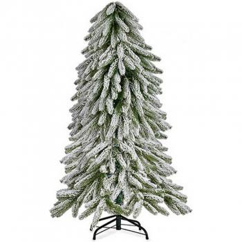 Árbol de Navidad Metal Blanco Verde Plástico