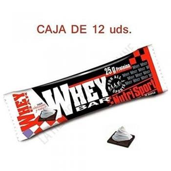 Whey Barritas Nata 12 unidades de Nutrisport