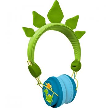 Auriculares Infantiles Dino Space con Diseño de Dinosaurio y Licencia Kids Licensing