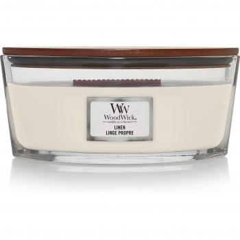 Woodwick Linen Ellipse Candle