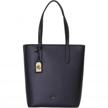 LAUREN RALPH LAUREN - Bolso al hombro de piel para mujer negro negro M