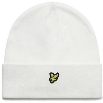 Lyle & Scott Unisex Touchline White Beanie Hat