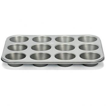 Molde para Muffins Patisse Silver Top 12 Cavidades Antiadherente 35x27cm