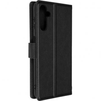 Funda para Samsung Galaxy A14 con Tarjetero y Soporte de Vídeo en Color Negro