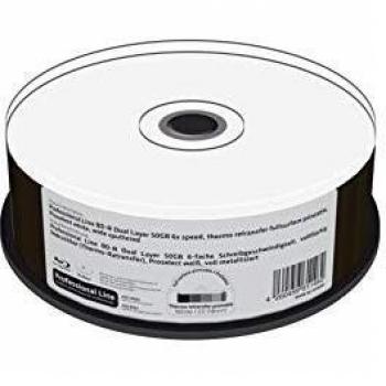Bluray bdr dl 50gb 6x mediarange professional line ff thermal 25 uds