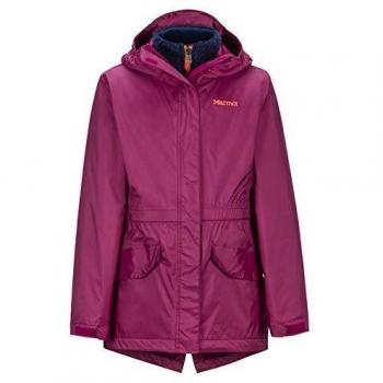 Marmot Girl'S PreCip Eco Comp Chaqueta, Niñas, Purple Berry, Extra-Large