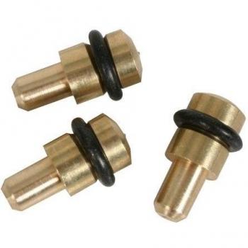 Portaestante con Goma, Niquel, 5 x 18mm, 8 uds