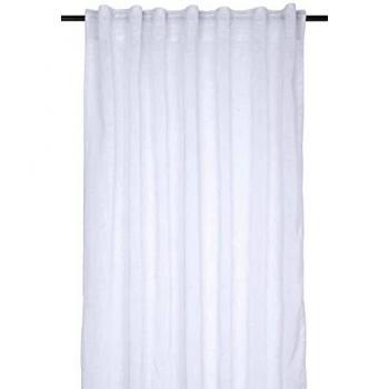Cortina Voil Blanco 140x260 cm con Pasantes Ocultos 100% Poliéster Modelo Madrid