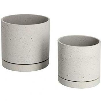Kave Home - Set Kwanti de 2 maceteros